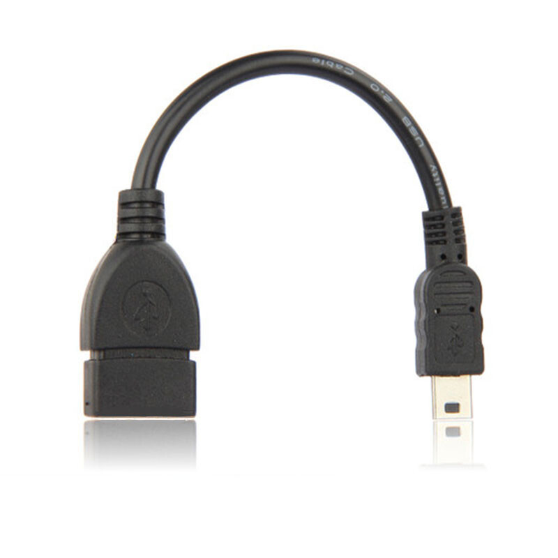 NBIUB BDE 凯越汽车载MP3播放音乐插U优盘连接线导航仪数据线USB转接头 向上弯头 0.25M